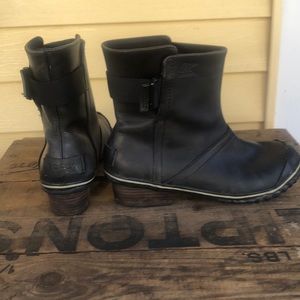 Sorel Slimboot Pull On Leather Boots